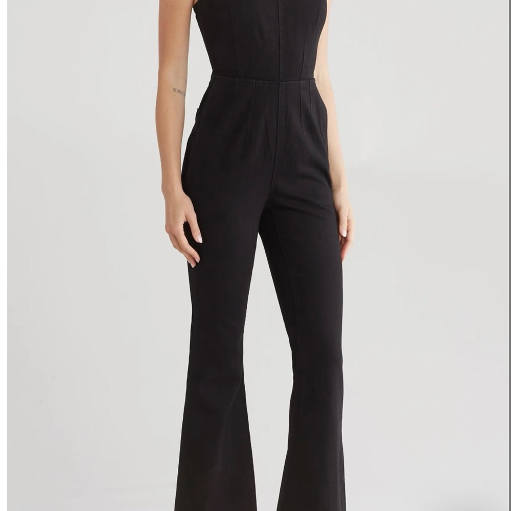 Madewell Black Denim Jumpsuit